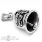 Preview: Biker-Bell With Motorcycle Motif Silver Polished Stainless Steel Chopper Bobber Ride Bell